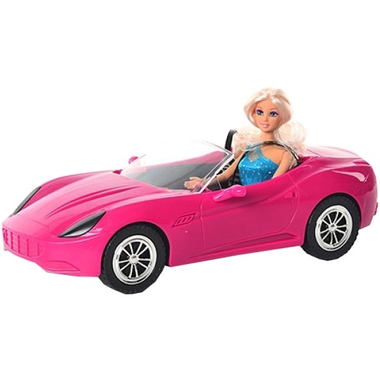 Кукла - Автоледи с кабриолетом  